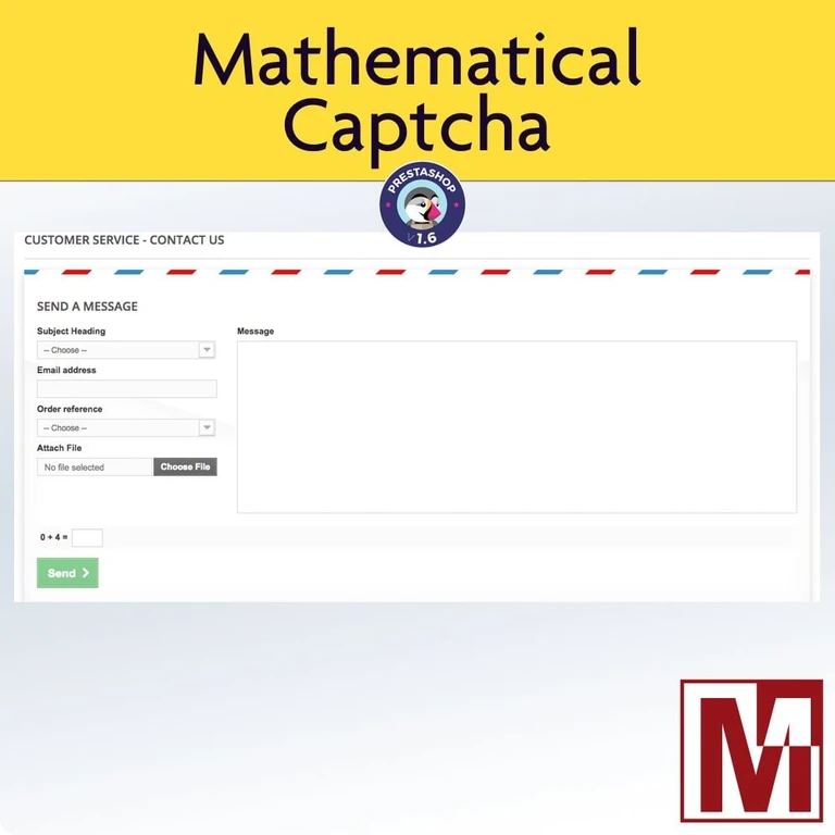 Captcha PretaShop 1.6