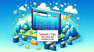 Tips to know how to delete files and folders via SSH