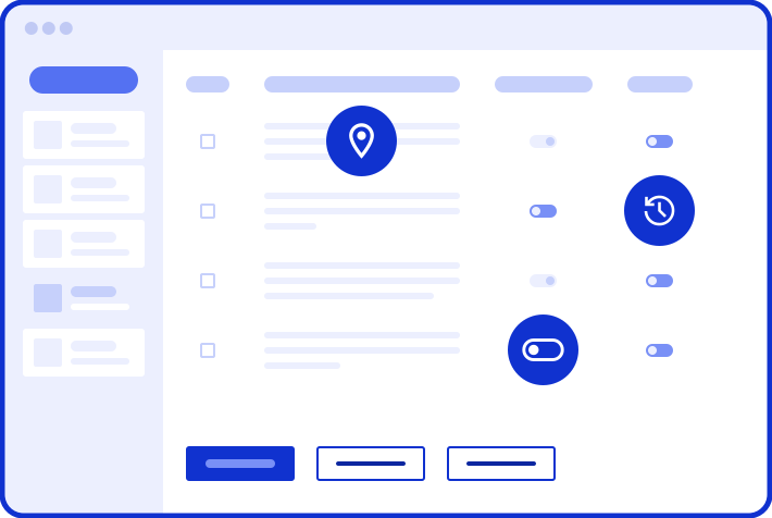 A pseudonymized log of your consents