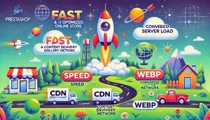 Professional CDN service with automatic image conversion to WebP format