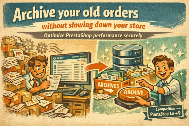 MedArchiveorder - Archive your old PrestaShop orders safely