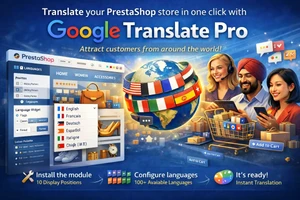 Mediacom87 Google Translate Pro: translate your PrestaShop store into 100+ languages instantly