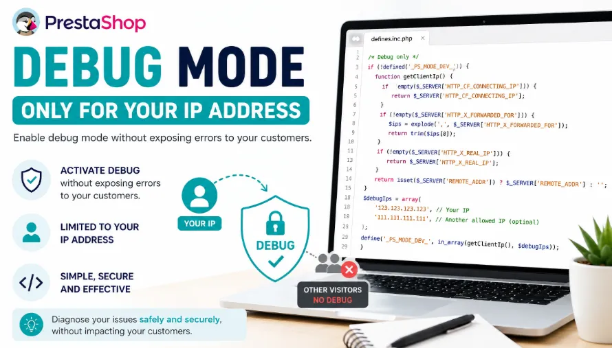 How to enable debug mode only for you